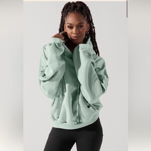 Pop flex pull over could hoodie-mint